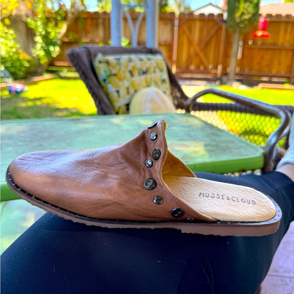 Musse and Cloud mules, never worn